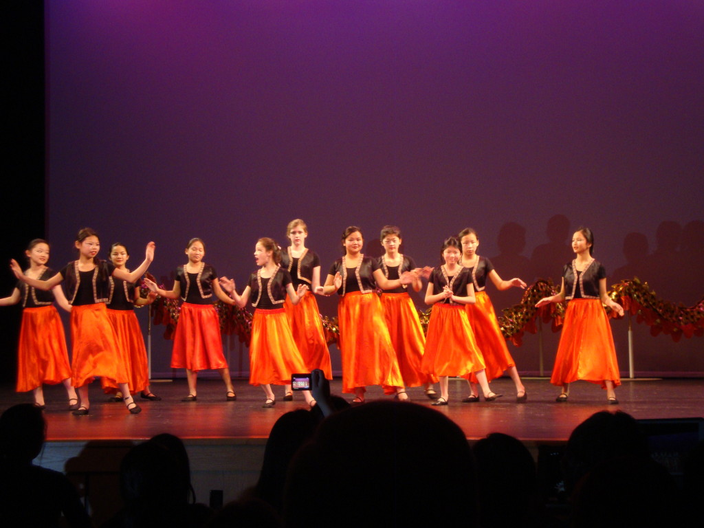 Chinese School dancers in Westbrook, Maine