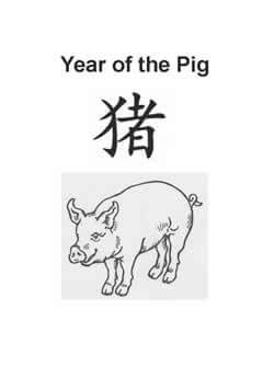 Link to a Year of the Pig craft.