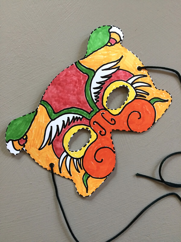 Link to the lion dance craft.